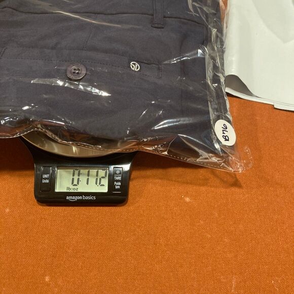 Straight Down‎ Golf Shorts Mens 38 Navy Blue Flat Front Preppy Resortwear Casual - Picture 11 of 11